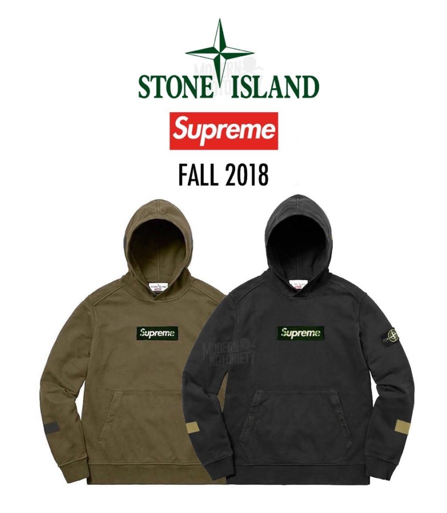 Supreme】Stone IslandとのコラボBOX LOGOフーディーがリーク | UP TO DATE