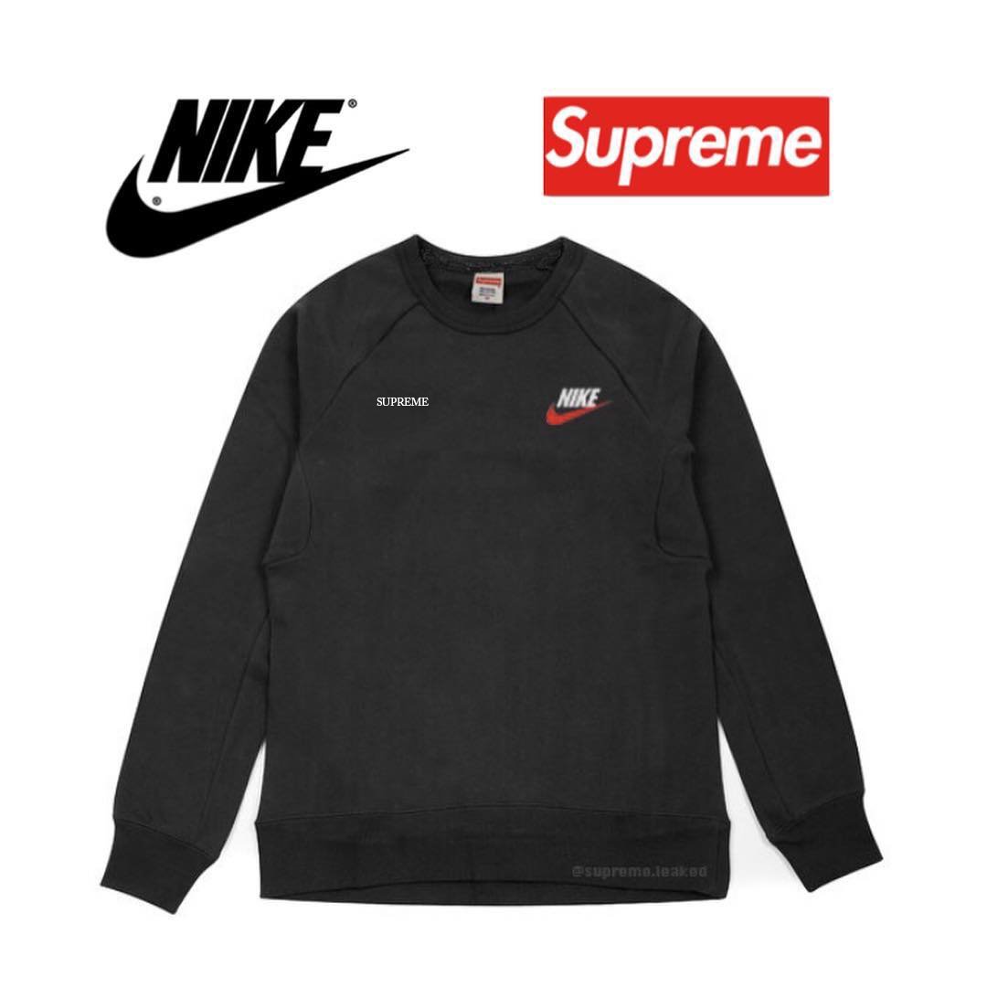 NIKE supreme コラボ スウェット S ネイビー ナイキ シュプリーム-