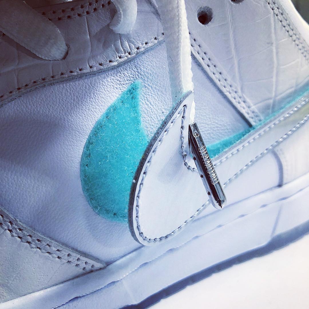 nike dunk diamond  supply "tiffany"