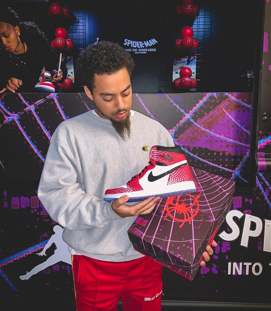 spider verse air force ones