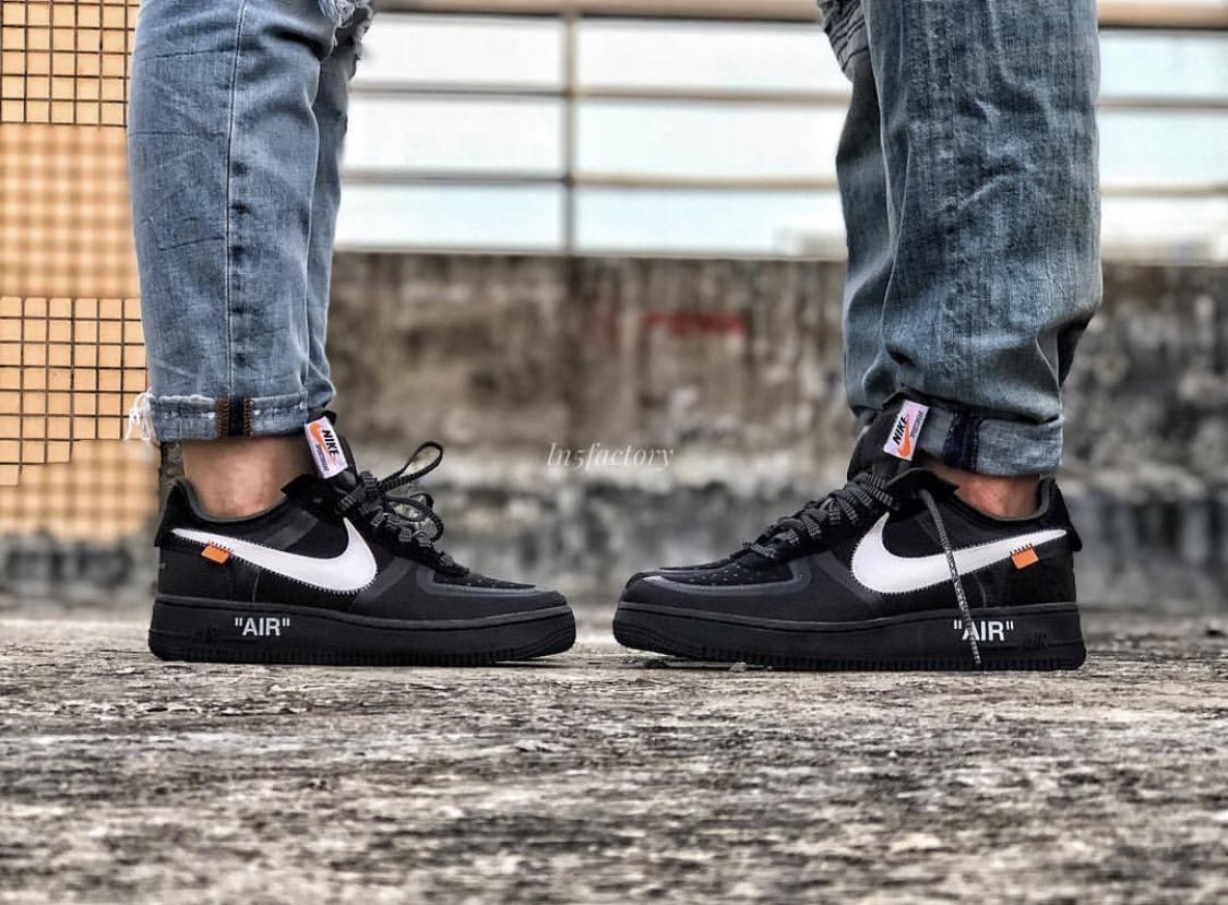 nike off-white air force1 フォース1 黒 30㎝