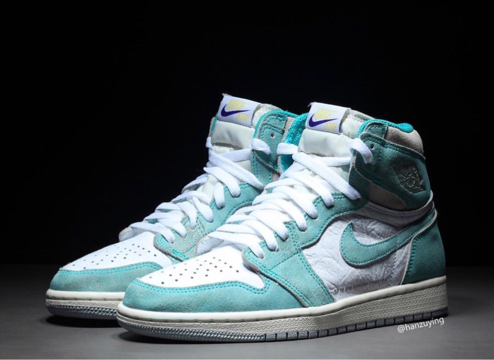 jordan 1 light green and white