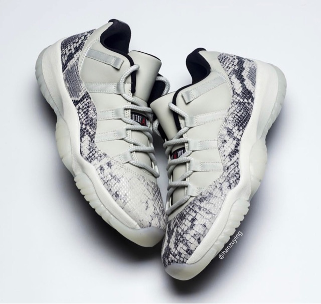 Nike】5月18日発売予定 AIR JORDAN 11 LOW SNAKESKIN LIGHT BONE | UP ...