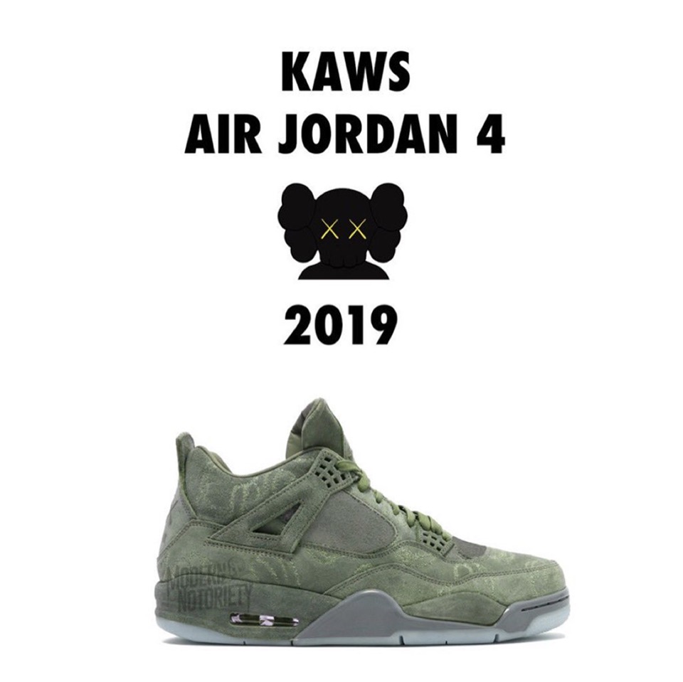 jordan 4 kaws 2019