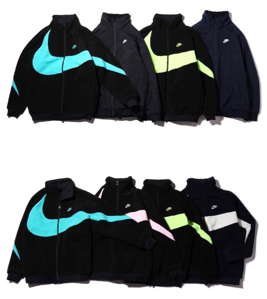 Nike】BIG SWOOSH BOA JACKET全4色が1月26日/2月9日/16日に発売予定 