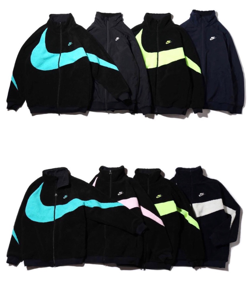 Nike】BIG SWOOSH BOA JACKET全4色が1月26日/2月9日/16日に発売予定