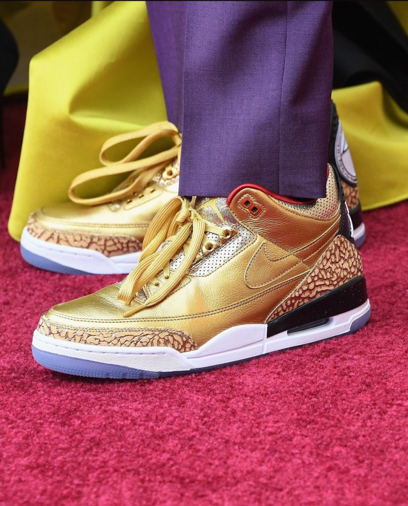 Nike アカデミー賞授賞式で黄金に輝くair Jordan 3 Oscar をお披露目 Up To Date