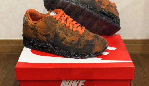 【レビュー】Nike Air Max 90 QS “Mars Landing” 光り方・サイズ感・履き心地など