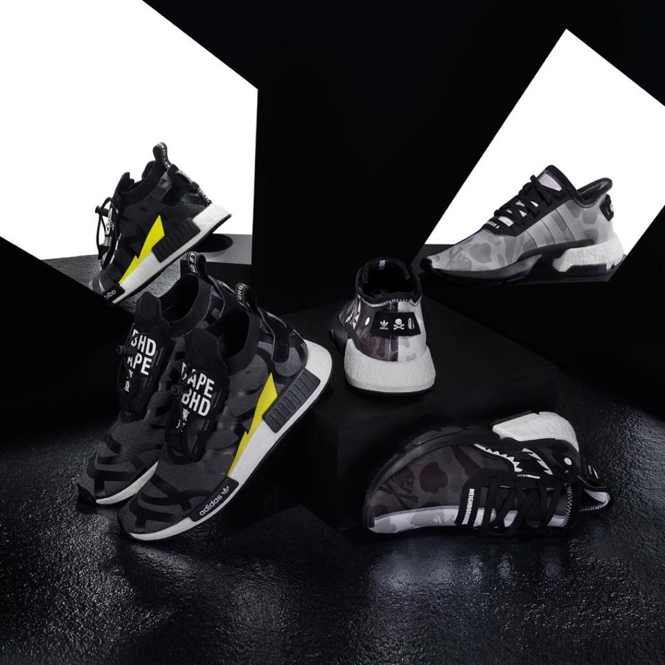 adidas × BAPE®︎ × NEIGHBORHOOD】POD-S3.1とNMD STLTが4月19日に発売