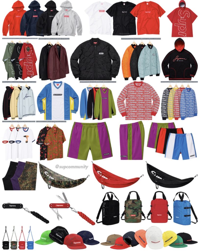 Supreme 国内4月27日 土 発売予定 19ss Week9 全商品一覧 価格など Up To Date