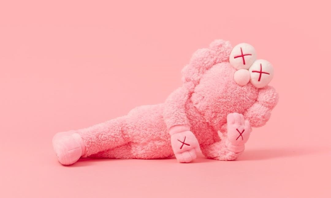 kaws BFE flash pink