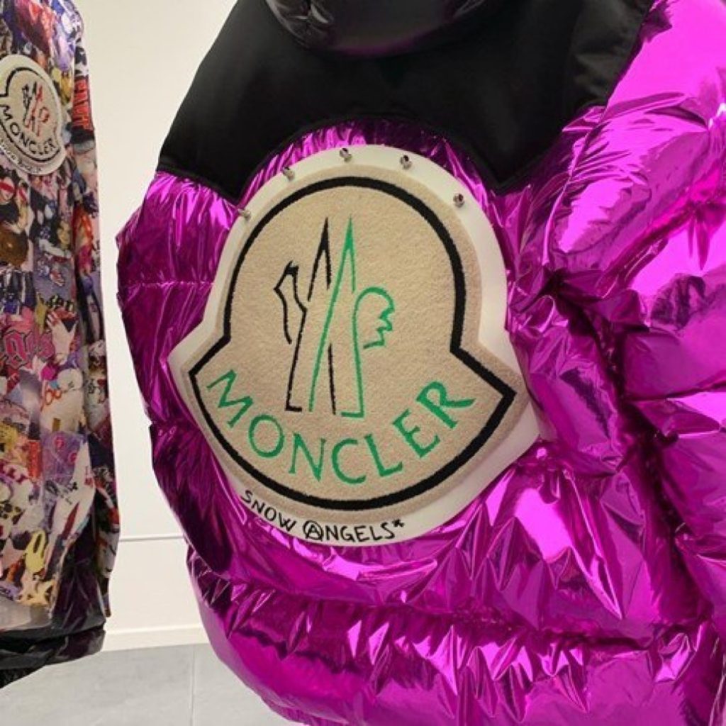 moncler palm angelsコラボ TIMダウンジャケット-