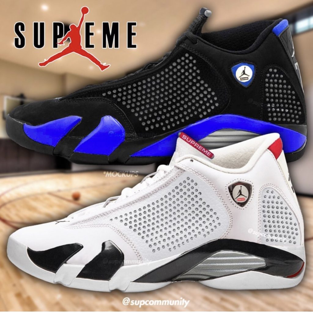 Supreme Nike Air Jordan 14 黒 ジョーダン AJ14