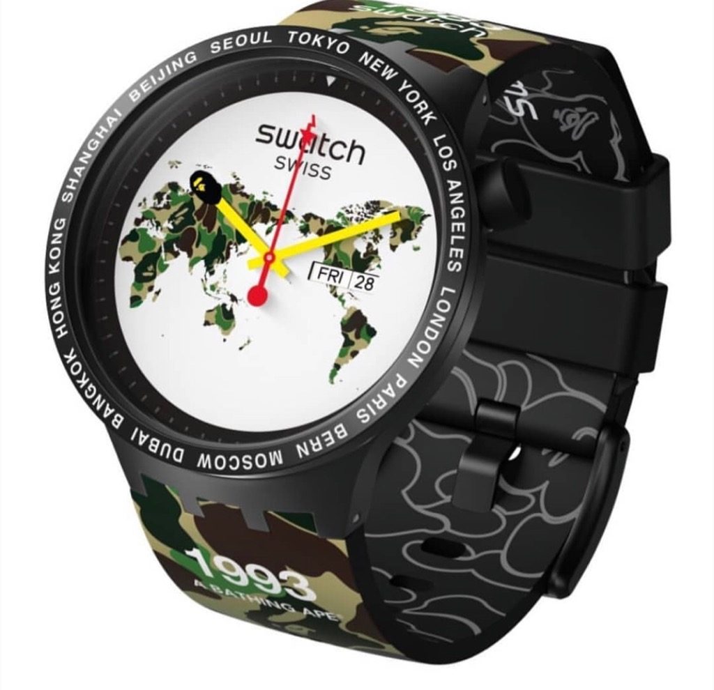 BAPE swatch ベイプ スウォッチ 時計 限定モデル ⓵