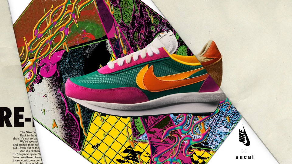 NIKE LDWAFFLE/SACAI サカイ2ndカラー