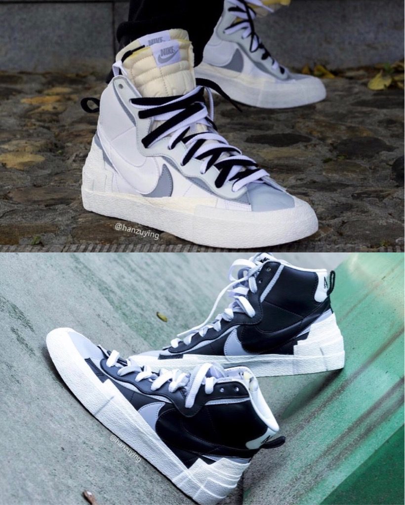 Sacai × Nike】Blazer Mid “Black” & “White” が国内10月8日に発売予定 
