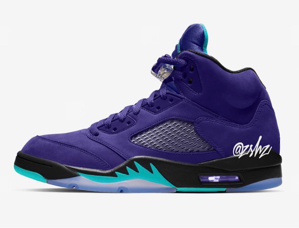 【Nike】Air Jordan 5 Retro “Grape Ice”が2020年4月に発売予定 | UP 