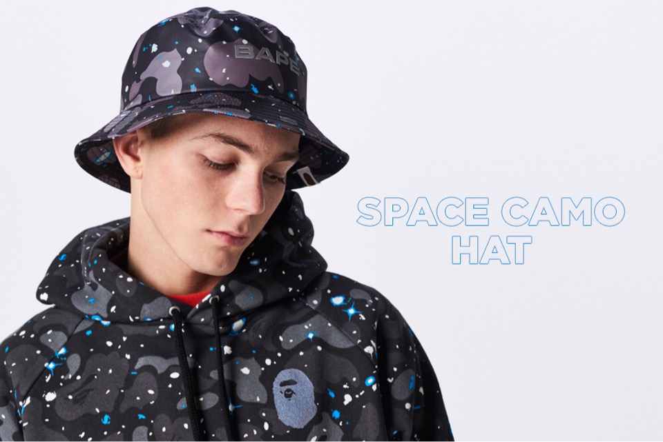 A BATHING APE SPACE CAMO HAT