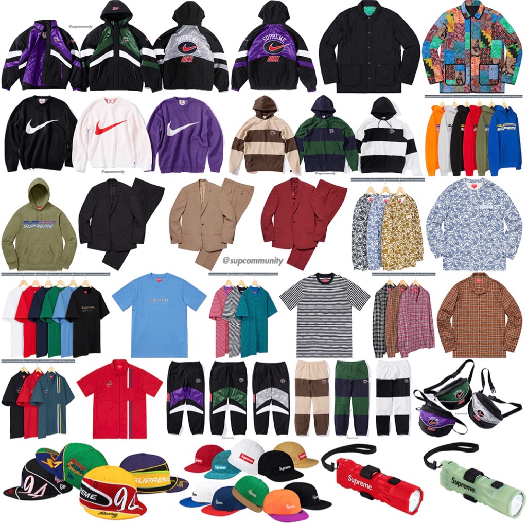 Supreme × Nike】2019SS WEEK13 国内5月25日（土）に発売予定 全商品 ...