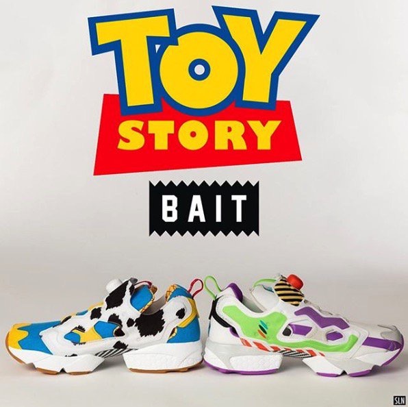 TOY STORY × Reebok × BAIT】INSTAPUMP FURY OG “BUZZ and WOODY”が ...