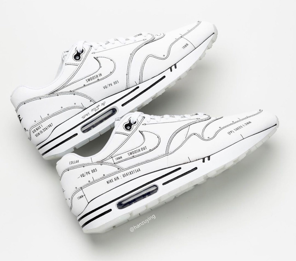Nike】Air Max 1 Tinker “Sketch to Shelf” Whiteが国内7月13日に発売