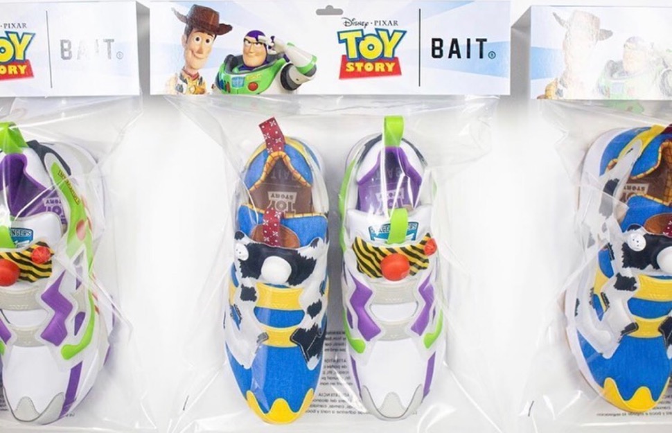 TOY STORY × Reebok × BAIT】INSTAPUMP FURY OG “BUZZ and WOODY”が 