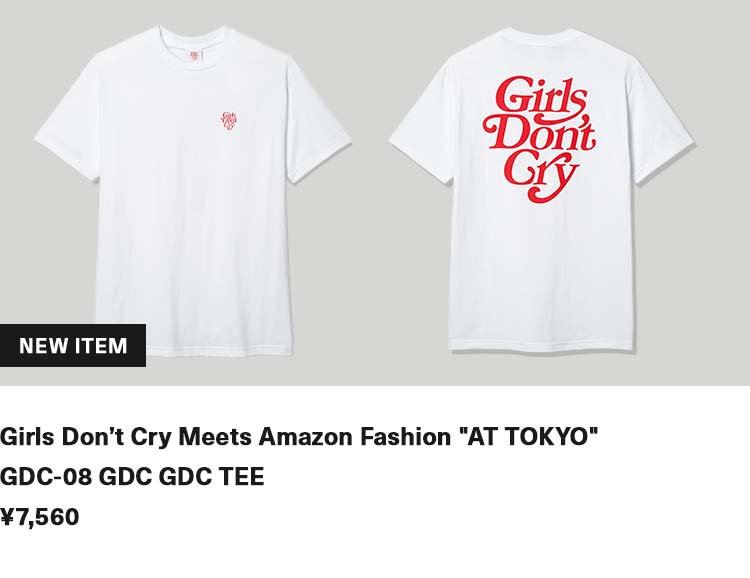 Girls Don't Cry】meets Amazon Fashion “AT TOKYO” 6月13日に再販売