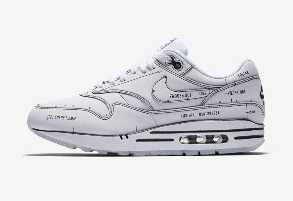 nike air max 1 tinker schematic not for resale