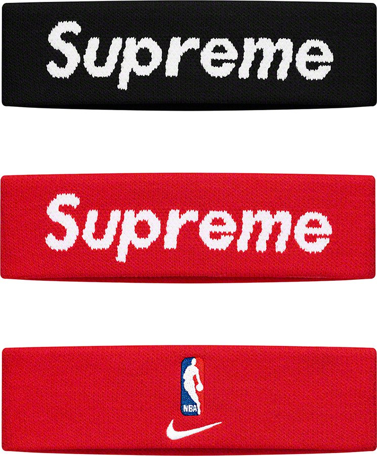 帽子2個セット！【Red】Supreme / Nike / NBA Headband