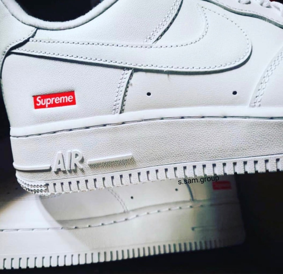 Nike × Supreme Air Force 1 Low SP “White” & “Black”が24SS 国内4月 ...