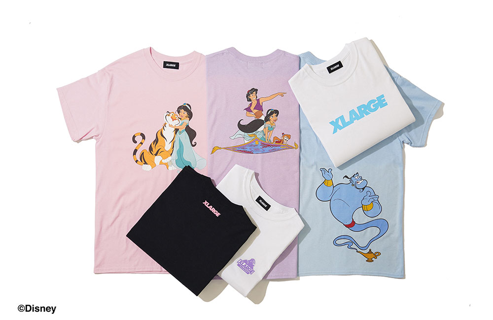 Xlarge アラジン コラボtシャツコレクションが8月10日に発売予定 Up To Date