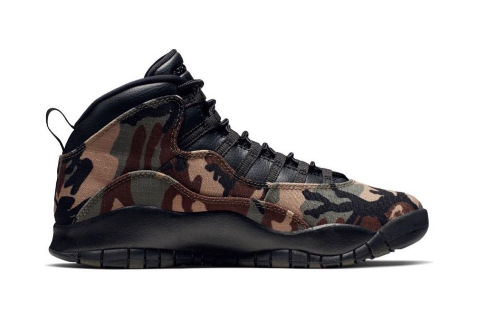 Nike】Air Jordan 10 Retro “Woodland Camo”が国内9月7日に発売