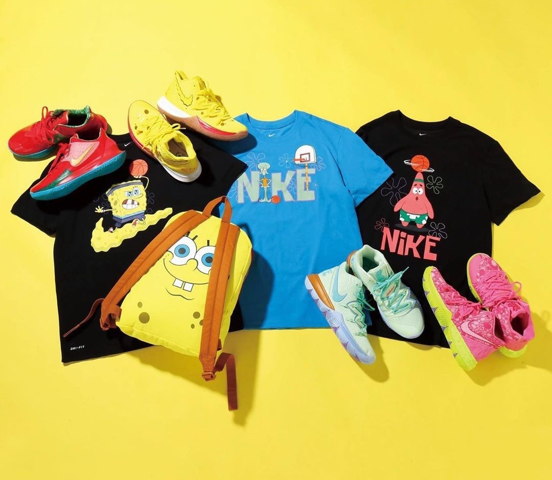 SpongeBob × Nike】アニメ20周年を記念した最新コラボコレクションが国内9月6日に発売予定 UP TO DATE