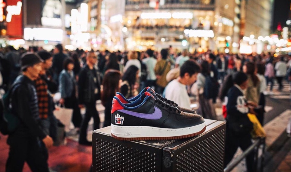 DUNKダンクNIKE AIR FORCE フォース 1 '07 LE 渋谷　シブヤ