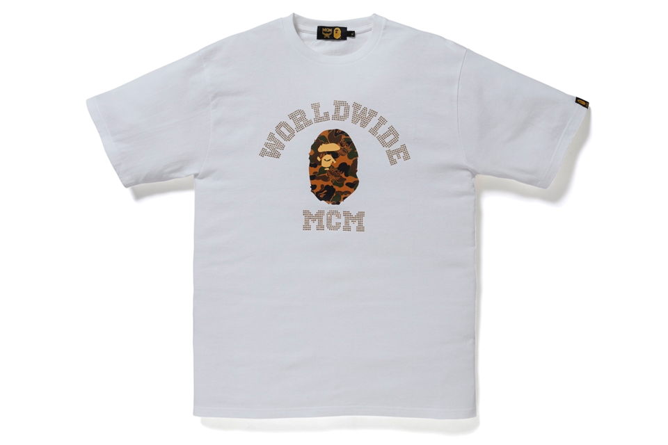 BAPE × MCM コラボ　Tシャツ