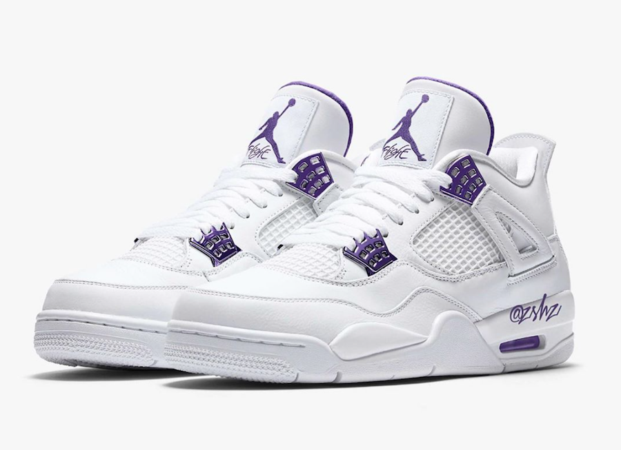 Nike】Air Jordan 4 Retro “Court Purple 