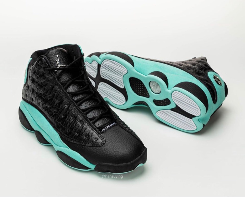 island green air jordan 13