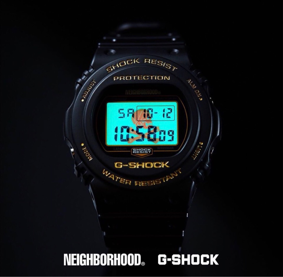 NEIGHBORHOOD × G-SHOCK】最新コラボウォッチ DW-5750Eが10月13日に 