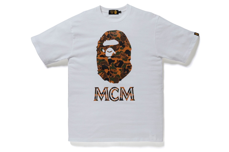 MCM x BAPE エイプヘッド Tシャツ-