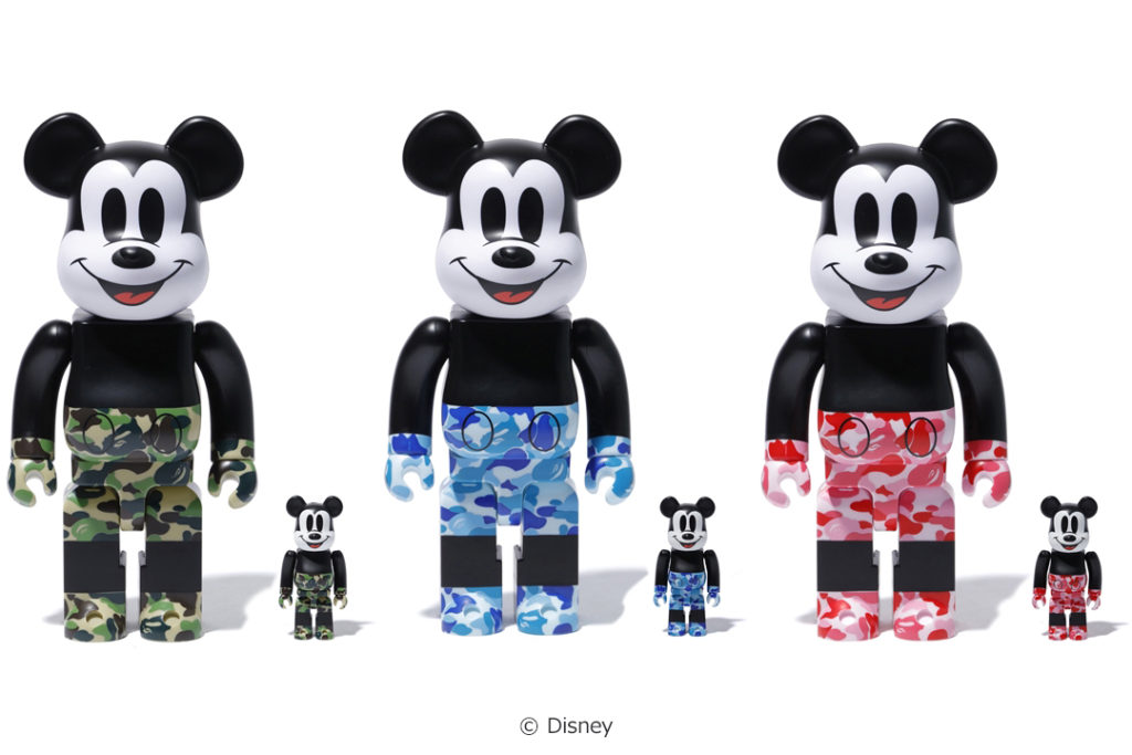 A BATHING APE - VCD BAPE✕mickey ピンクカモの+