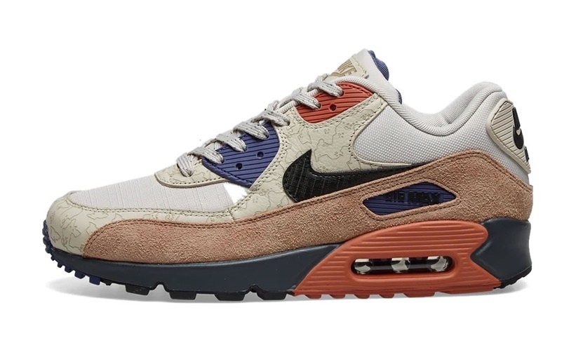 air max 90 trainers camowabb desert sand black dust