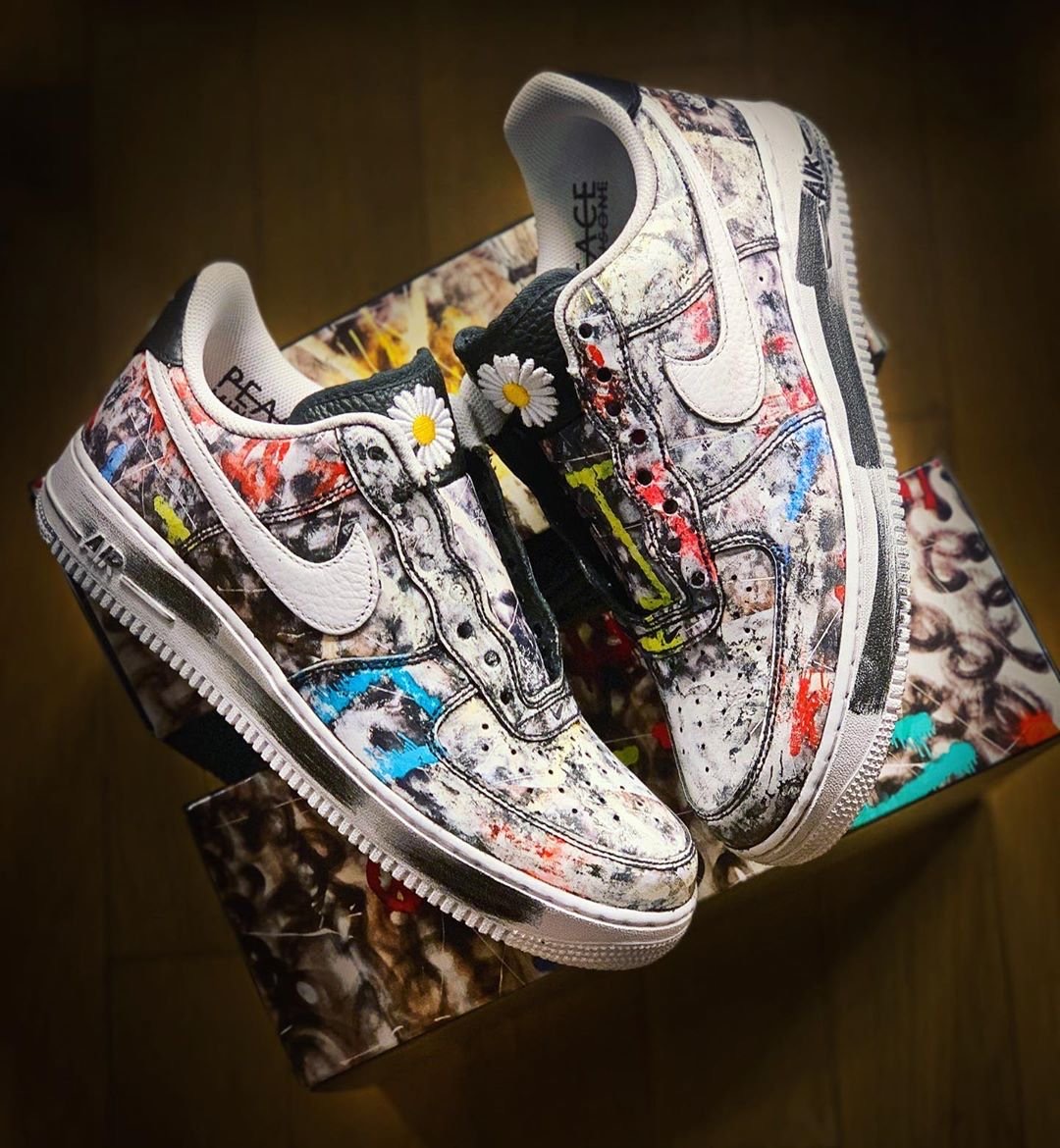 PEACEMINUSONE × Nike】Air Force 1 Low “Para-noise”が国内11月23日に ...