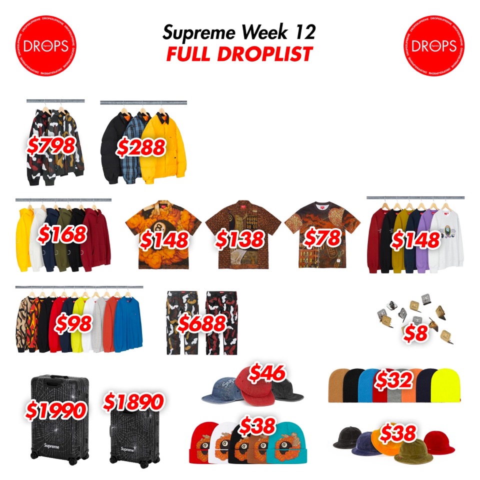 supreme 2019 WEEK12 AW Sweatshirt