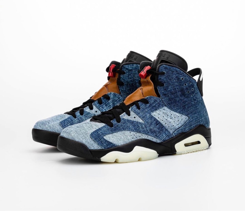 スニーカーNike Air Jordan 6 Retro WashedDenim 27