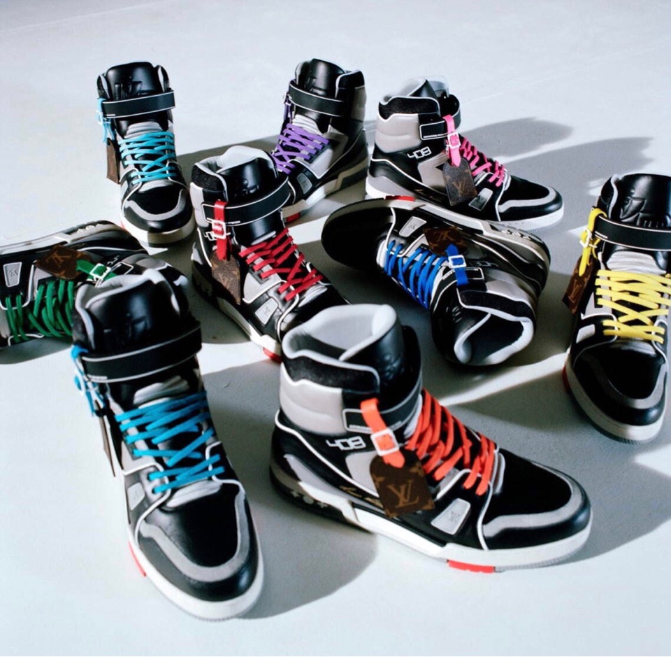 Take a look at the new Louis Vuitton 408/508 hightop sneakers