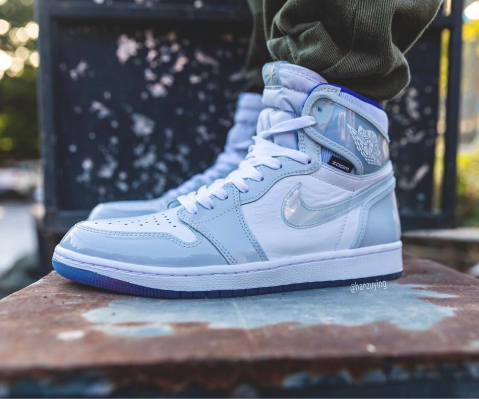 zoom air jordan 1 racer blue