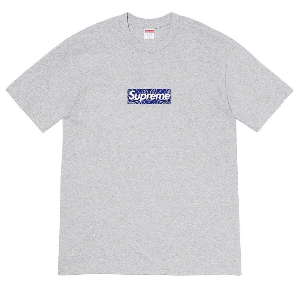 即完売 Supreme シュプリーム tシャツ バンダナ ボックスロゴ入り