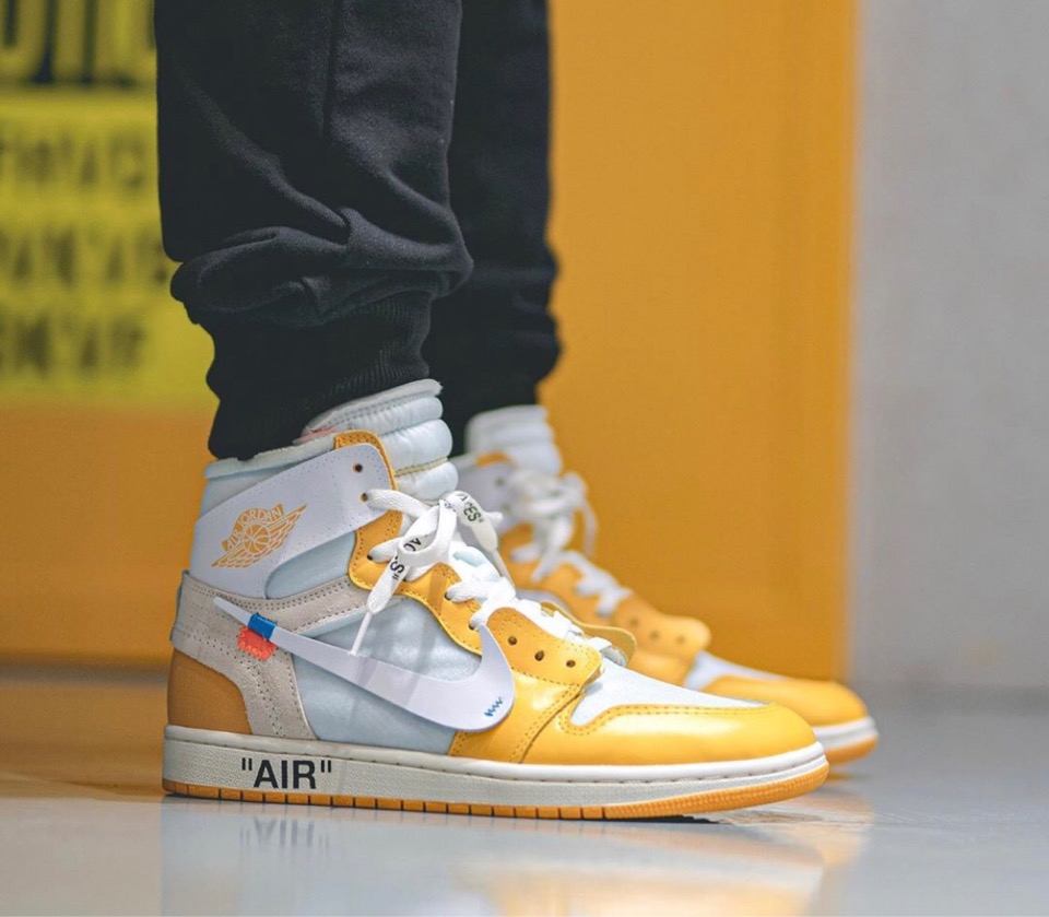 Off-White™ × Nike】Air Jordan 1 High “Canary Yellow”が2021年に発売