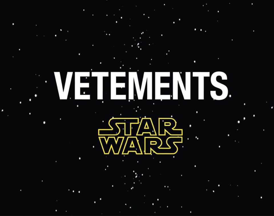 VETEMENTS × Star Wars】最新コラボコレクションが12月16日より発売