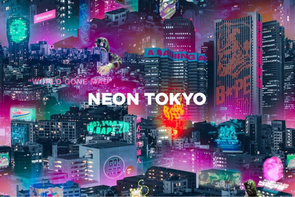 BAPE®︎】 “NEON TOKYO” Collectionが1月4日に発売予定 | UP TO DATE